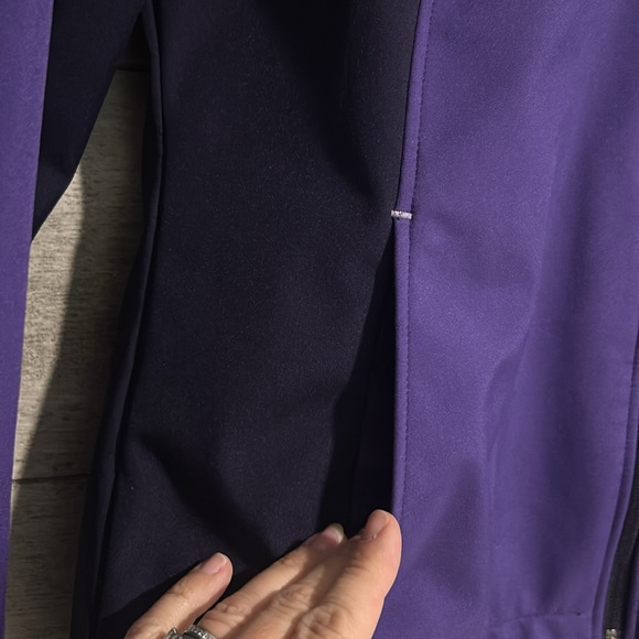 Free Tech Purple Women’s Hooded Fall Jacket sz Lg 12/14 - Picture 3 of 9